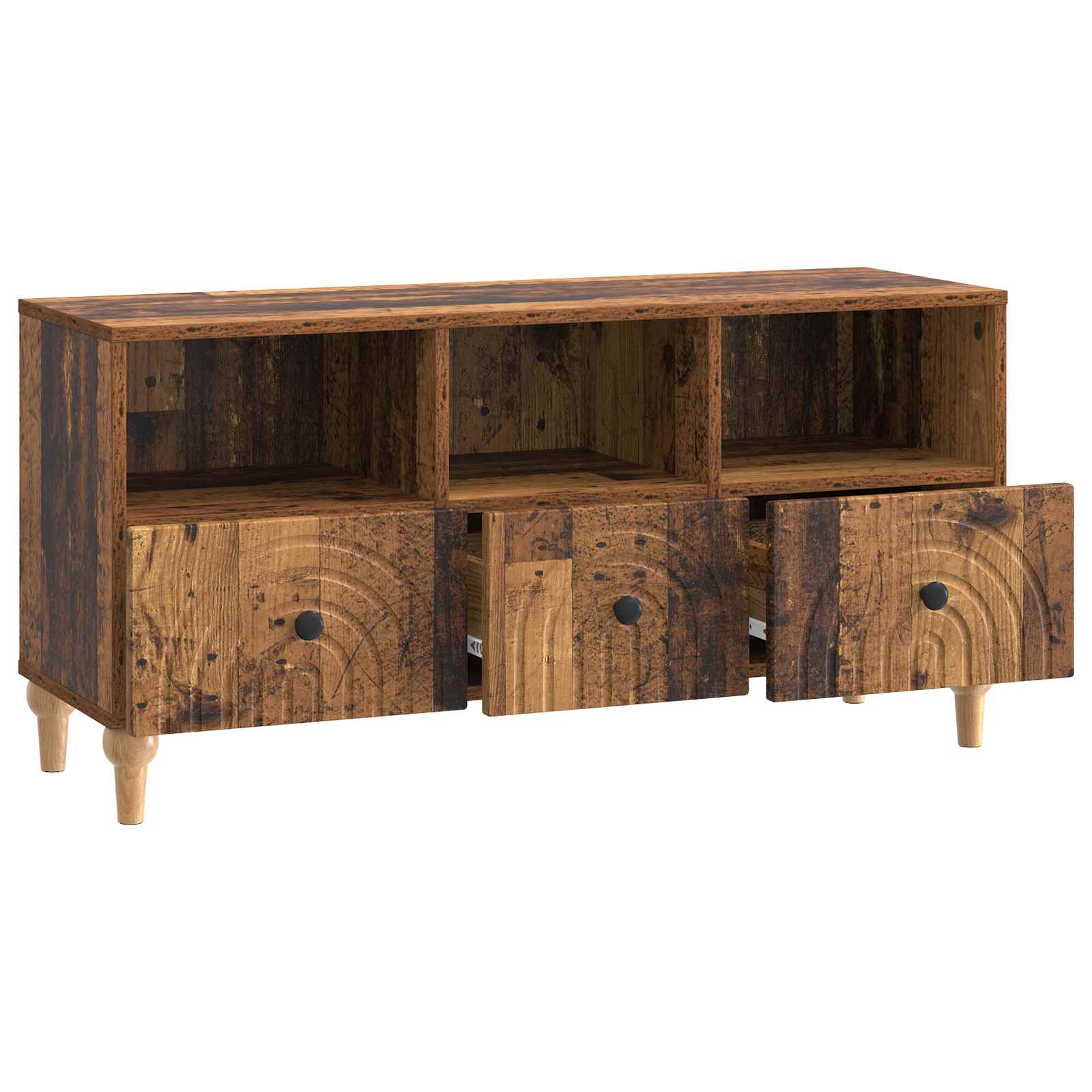 TV-Schränk 102 x 34,5 x 50 cm Altholz Holzwerkstoff