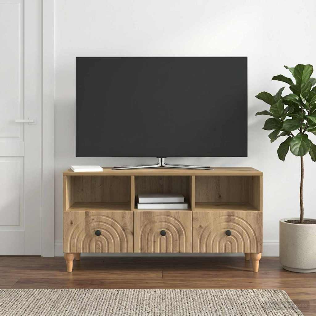 TV-Schränk 102 x 34,5 x 50 cm Artisan-Eiche Holzwerkstoff