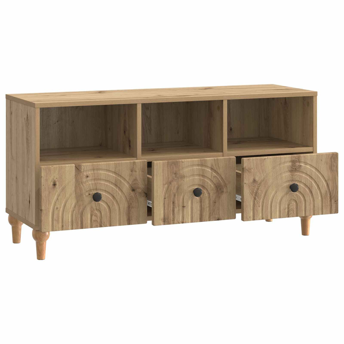 TV-Schränk 102 x 34,5 x 50 cm Artisan-Eiche Holzwerkstoff