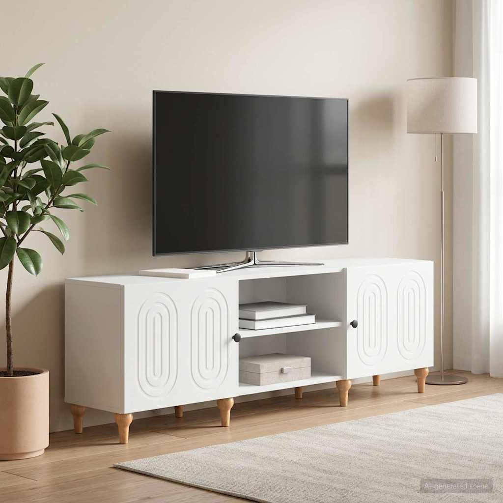 TV-Schränk Weiß 150 x 31 x 50 cm Holzwerkstoff
