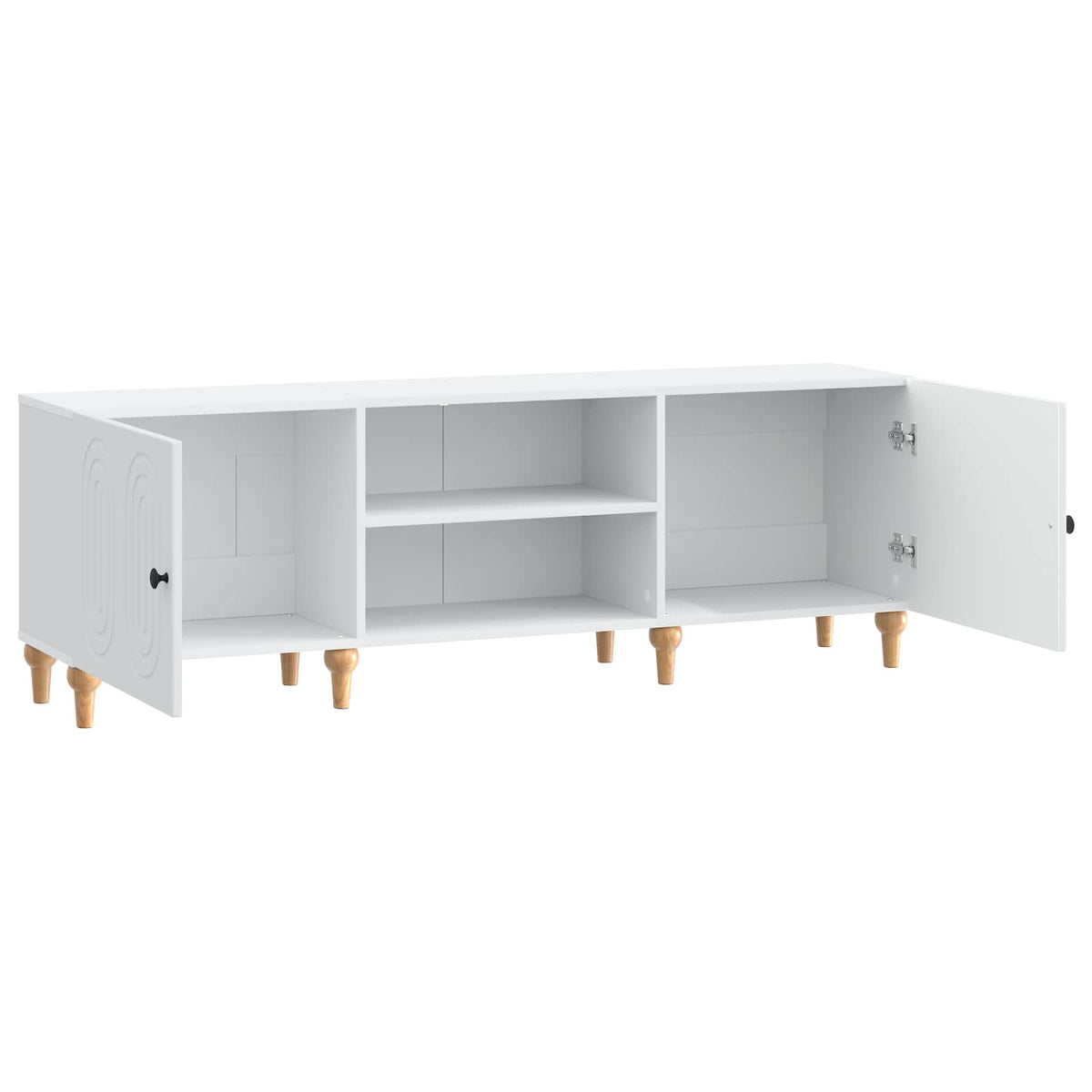 TV-Schränk Weiß 150 x 31 x 50 cm Holzwerkstoff