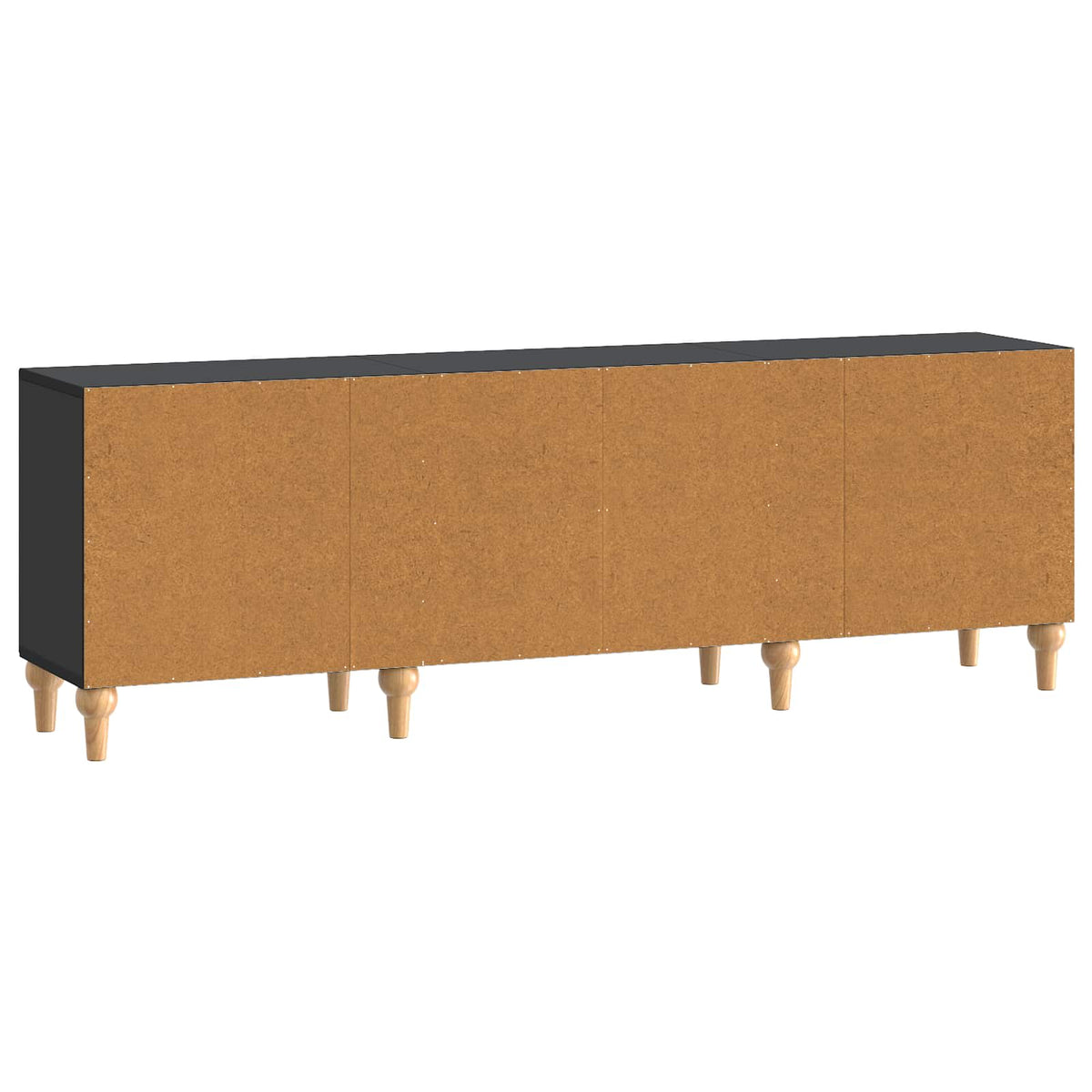 TV-Schränk 150 x 31 x 50 cm Schwarz Holzwerkstoff