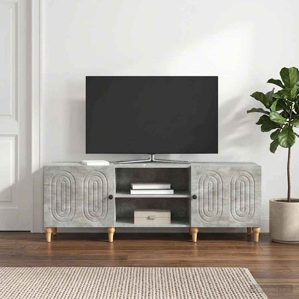 TV-Schränk 150 x 31 x 50 cm Betongrau Holzwerkstoff