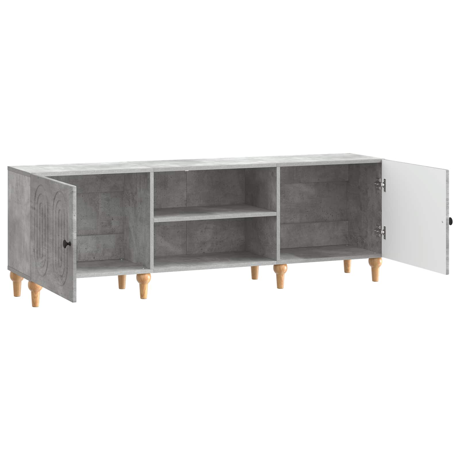 TV-Schränk 150 x 31 x 50 cm Betongrau Holzwerkstoff