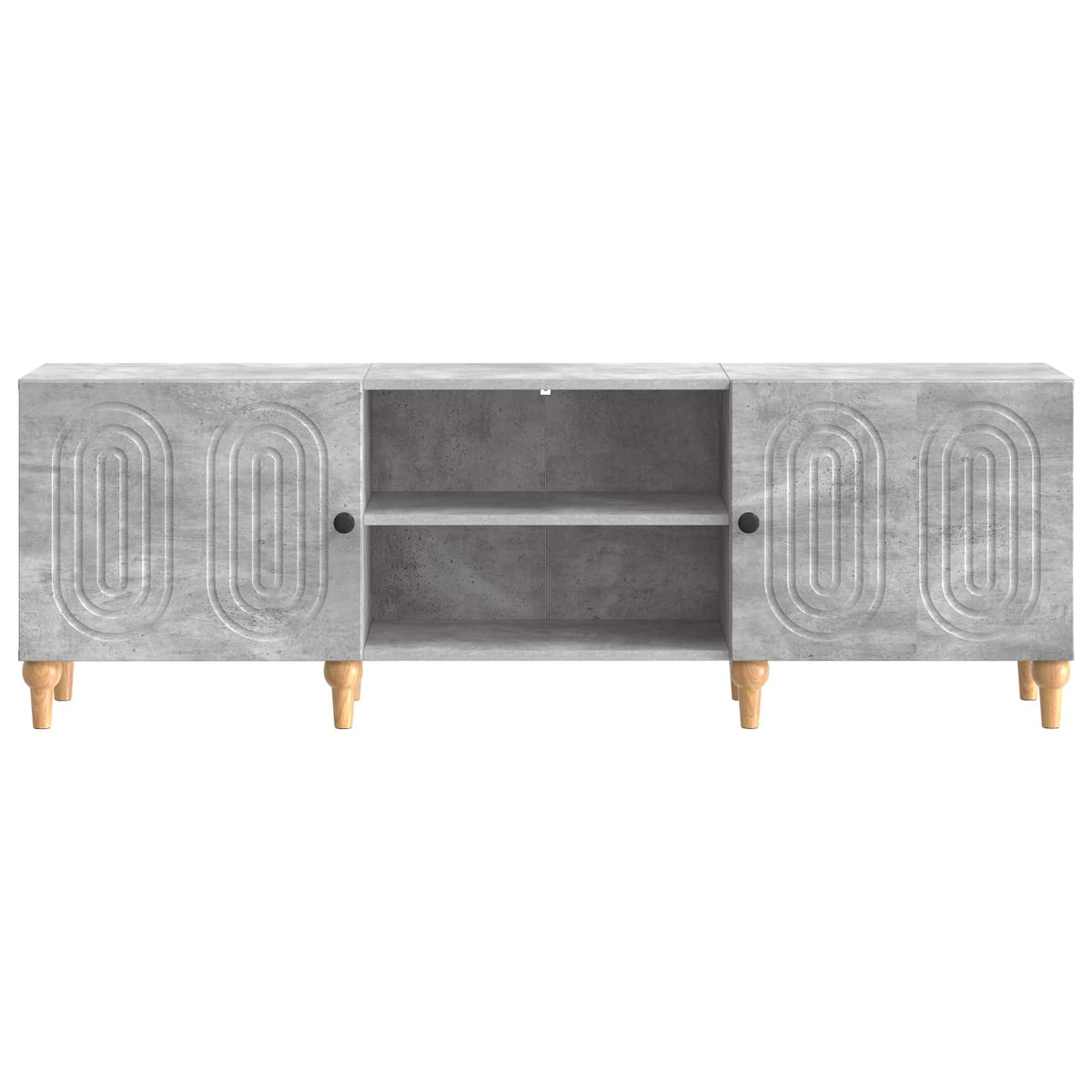 TV-Schränk 150 x 31 x 50 cm Betongrau Holzwerkstoff