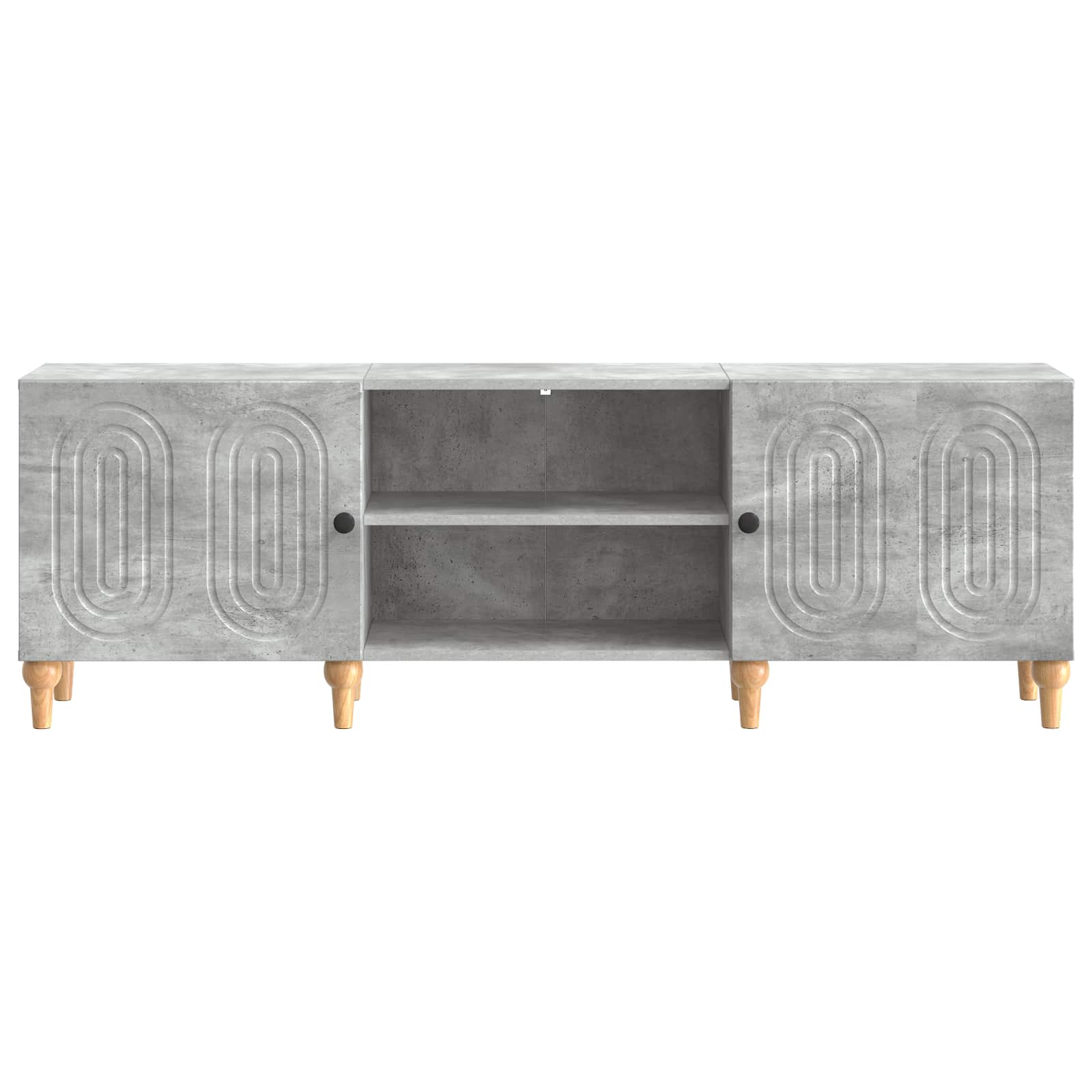 TV-Schränk 150 x 31 x 50 cm Betongrau Holzwerkstoff