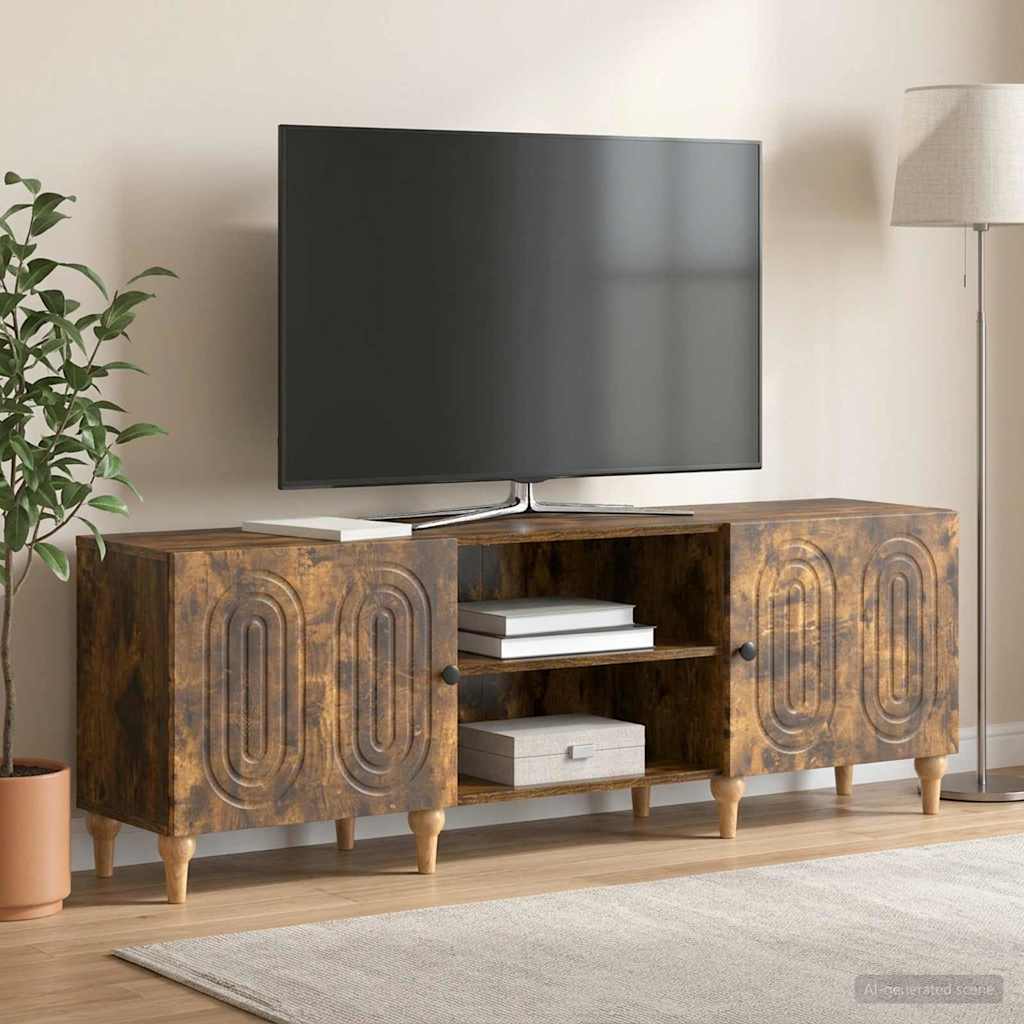 TV-Schränk 150 x 31 x 50 cm Räuchereiche Holzwerkstoff