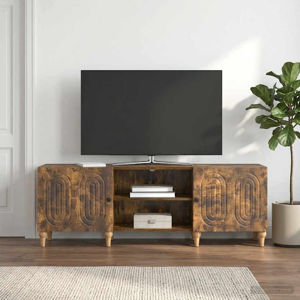 TV-Schränk 150 x 31 x 50 cm Räuchereiche Holzwerkstoff