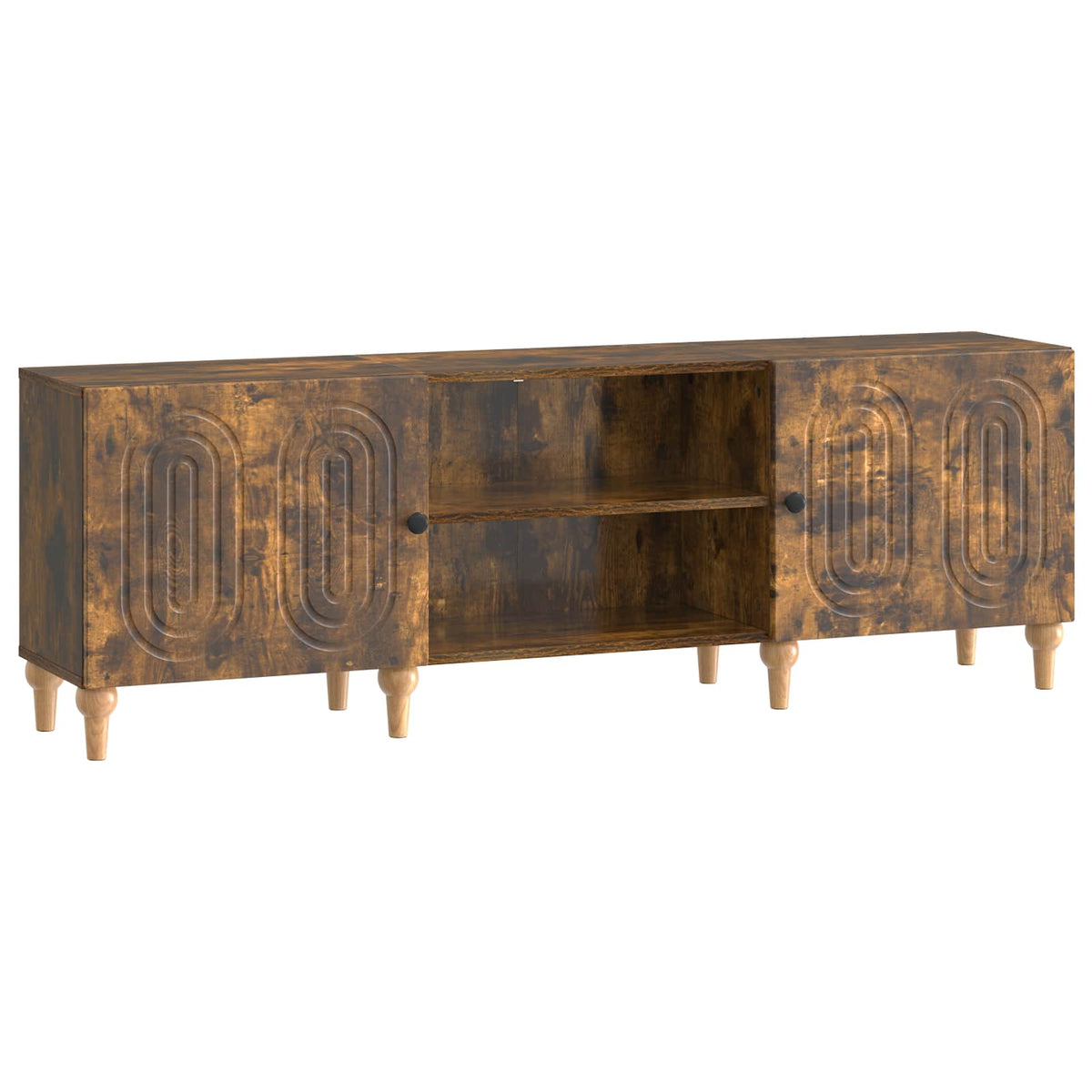TV-Schränk 150 x 31 x 50 cm Räuchereiche Holzwerkstoff