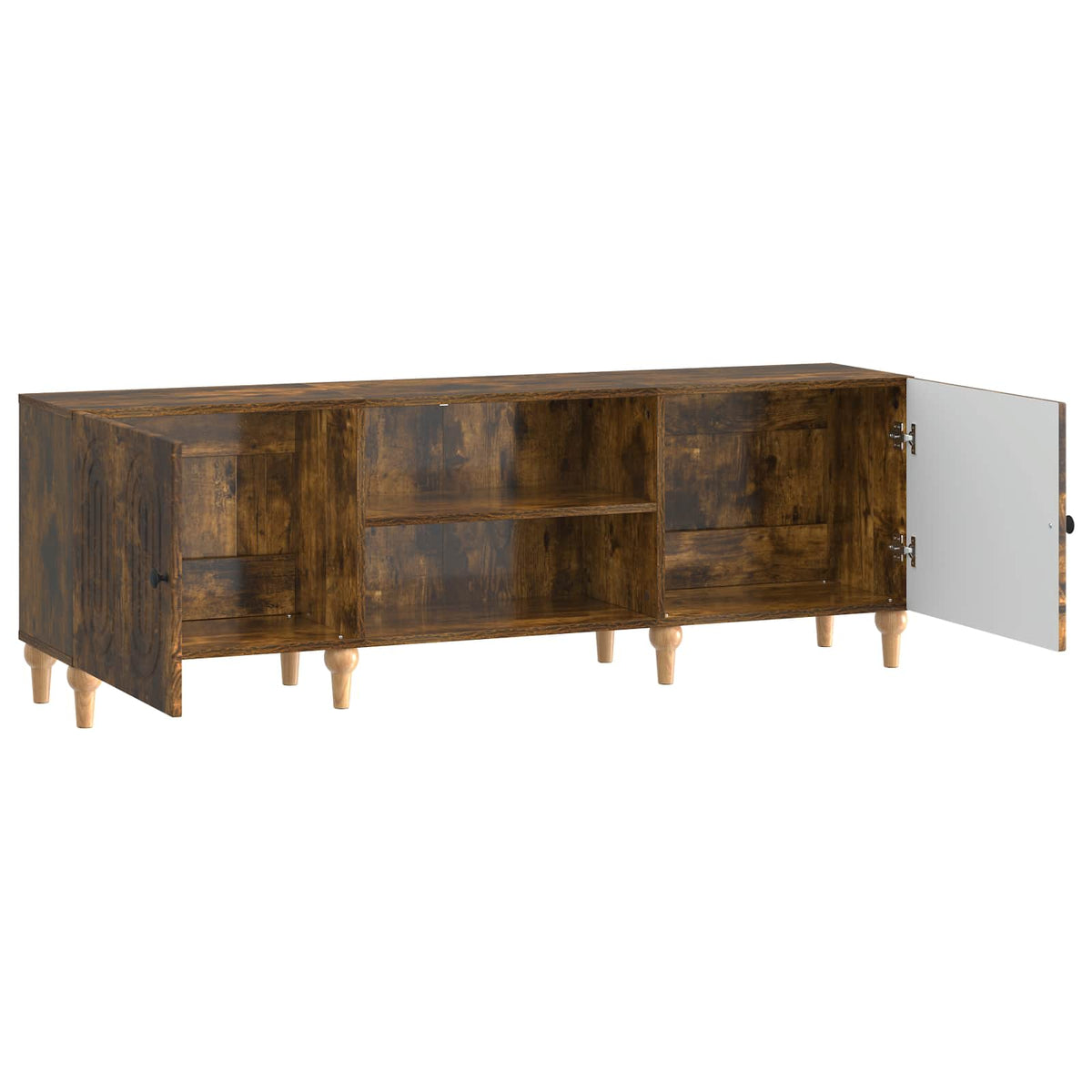 TV-Schränk 150 x 31 x 50 cm Räuchereiche Holzwerkstoff