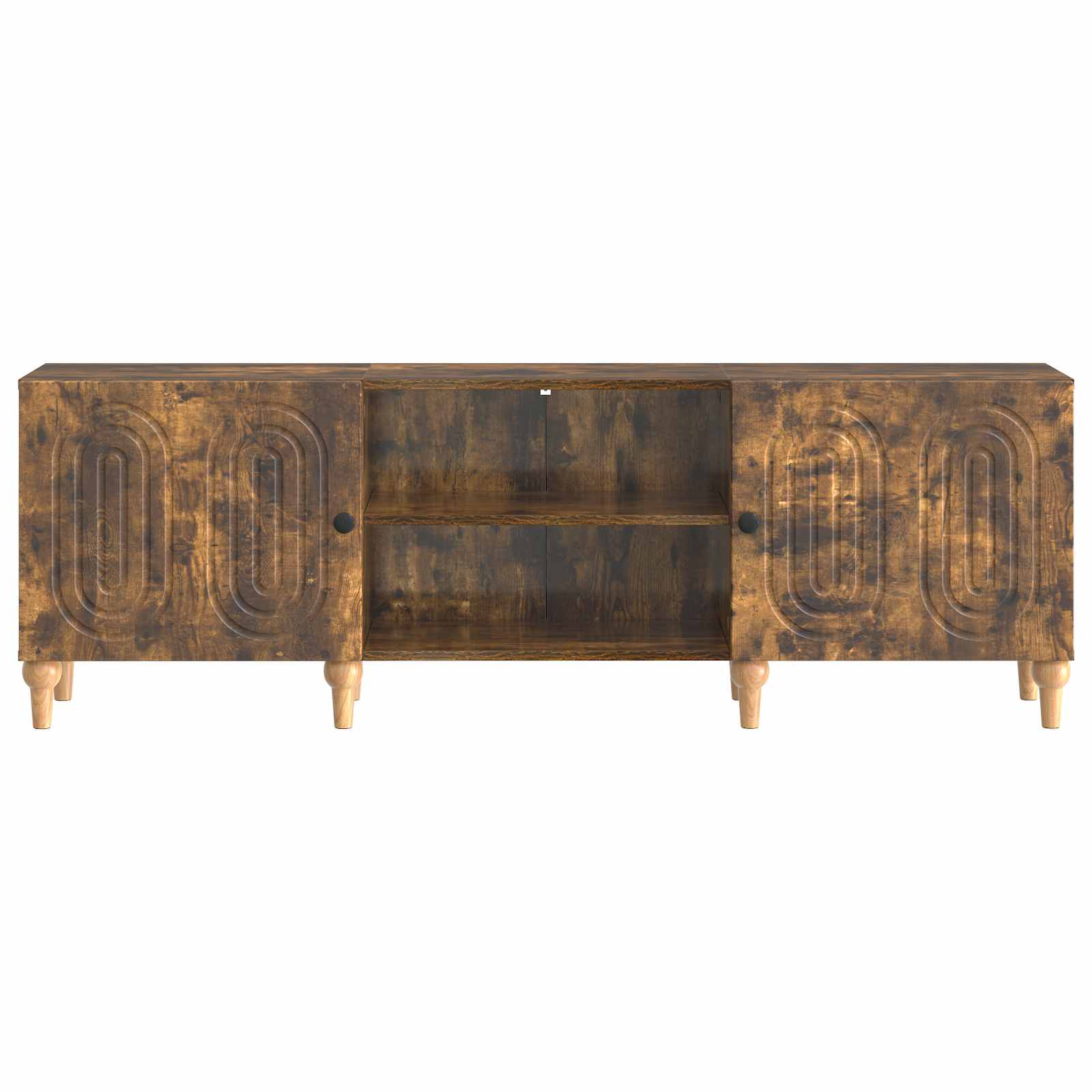 TV-Schränk 150 x 31 x 50 cm Räuchereiche Holzwerkstoff