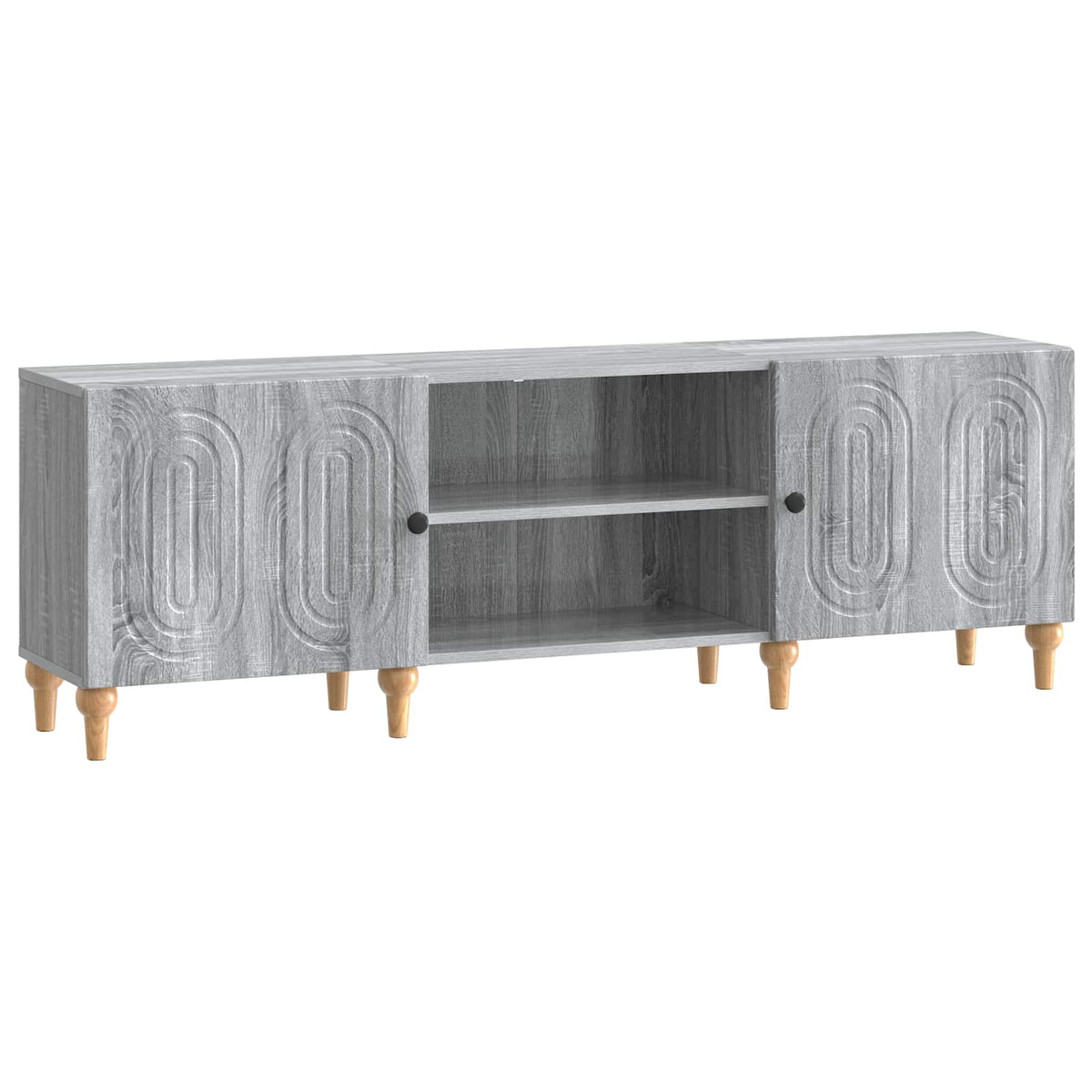 TV-Schränk 150 x 31 x 50 cm Sonoma-Grau Holzwerkstoff