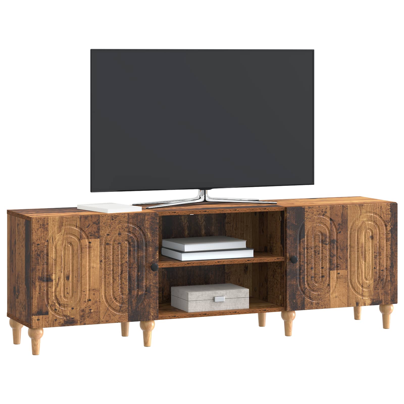 TV-Schränk 150 x 31 x 50 cm Altholz Holzwerkstoff