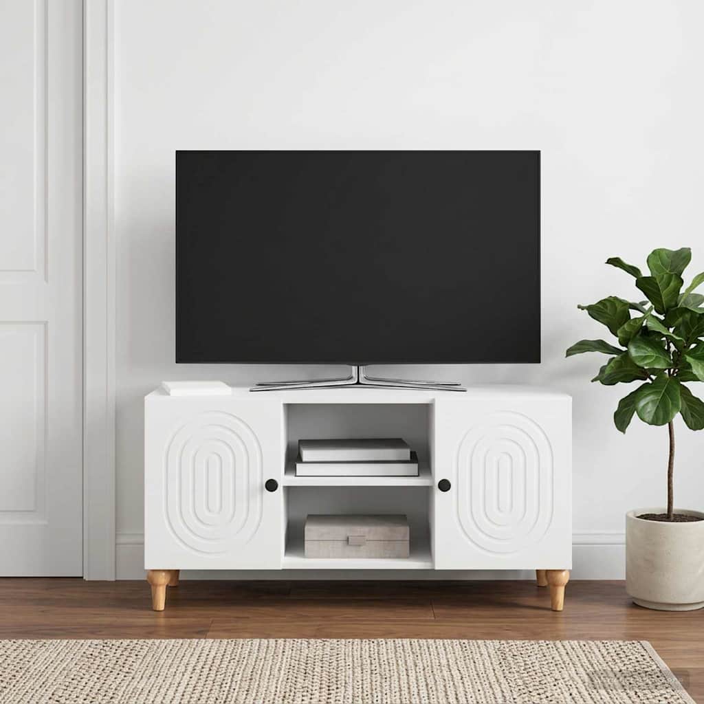 TV-Schränk Weiß 102 x 34,5 x 50 cm Holzwerkstoff