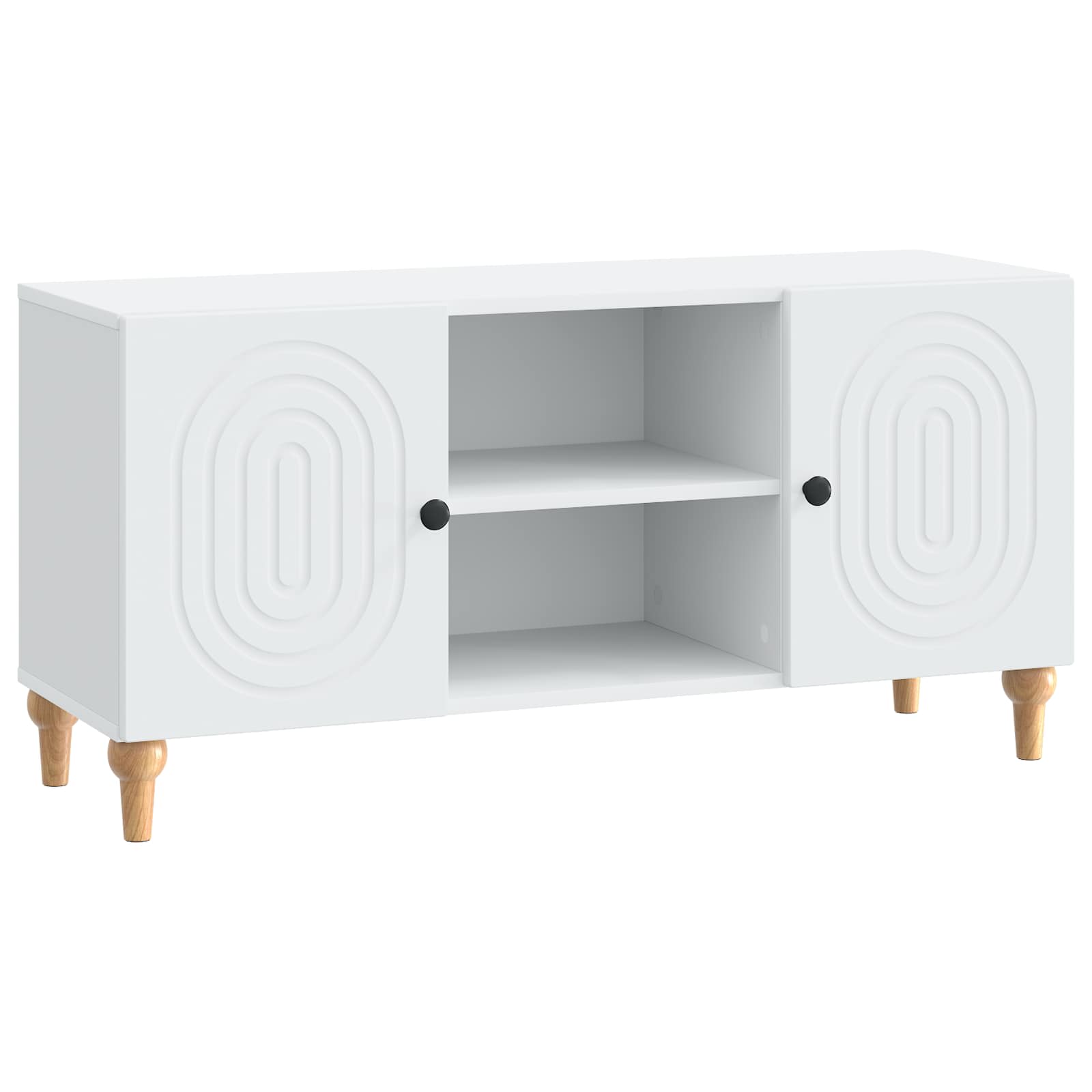 TV-Schränk Weiß 102 x 34,5 x 50 cm Holzwerkstoff