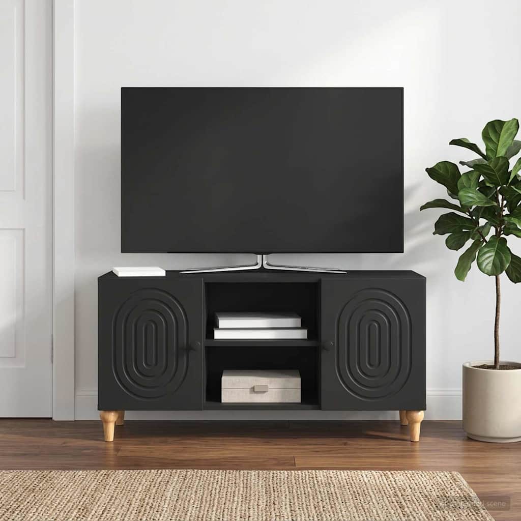 TV-Schränk Schwarz 102 x 34,5 x 50 cm Holzwerkstoff