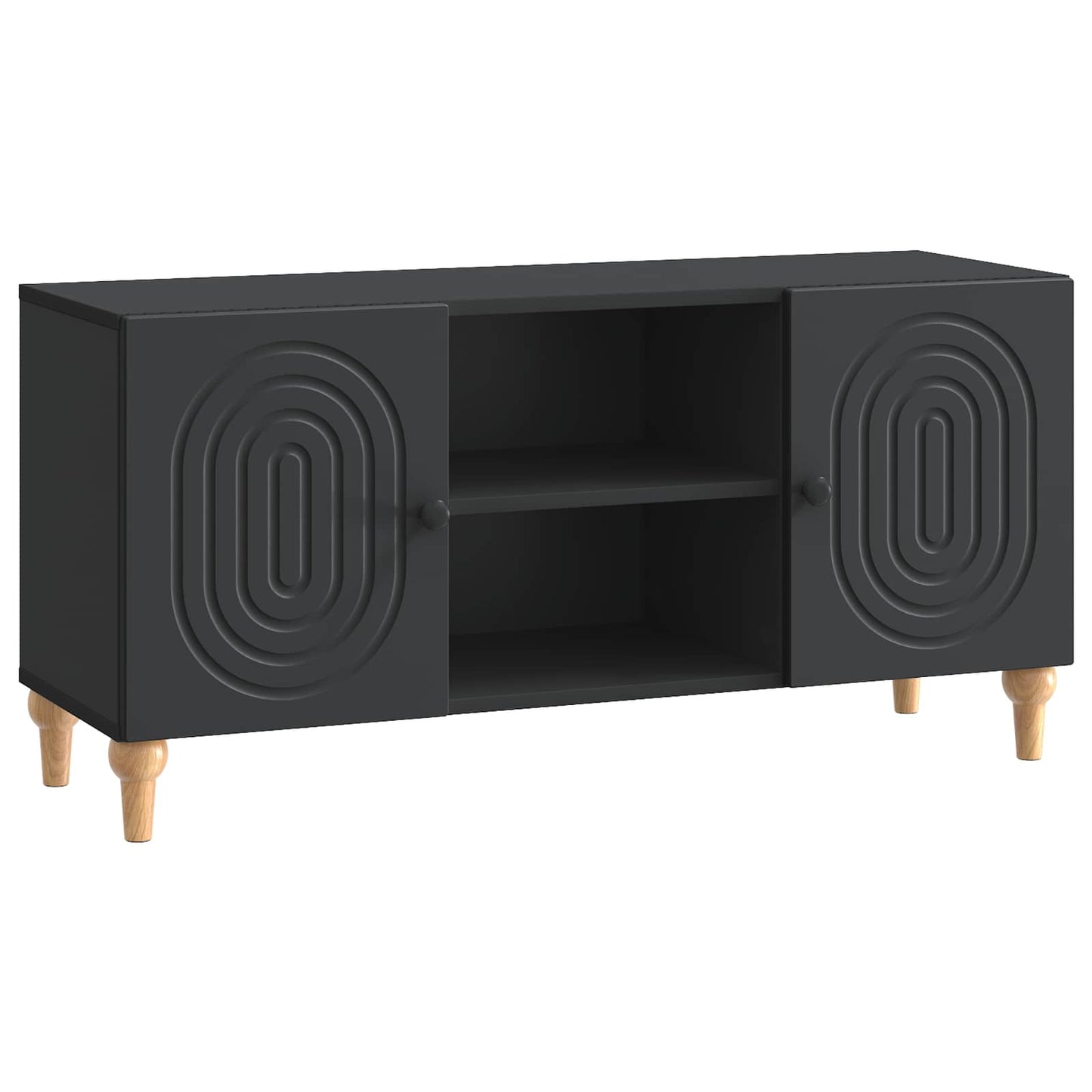 TV-Schränk Schwarz 102 x 34,5 x 50 cm Holzwerkstoff