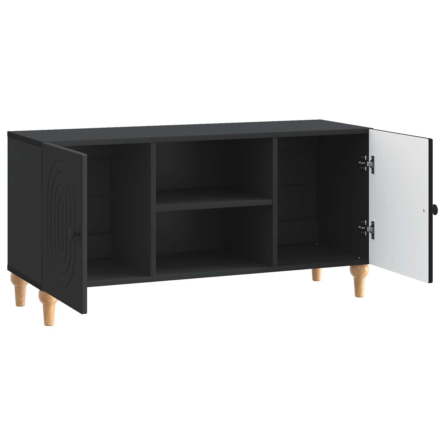 TV-Schränk Schwarz 102 x 34,5 x 50 cm Holzwerkstoff