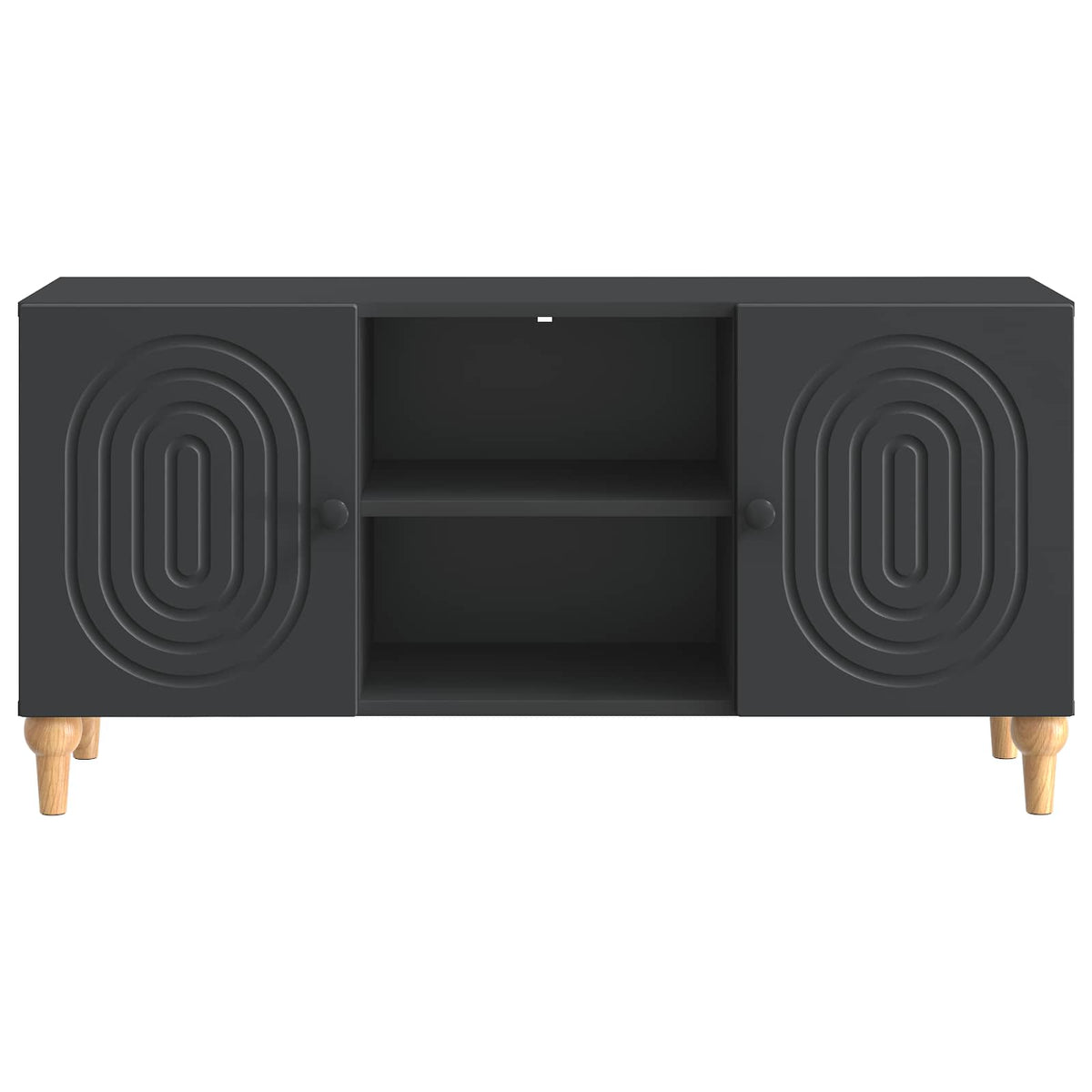 TV-Schränk Schwarz 102 x 34,5 x 50 cm Holzwerkstoff