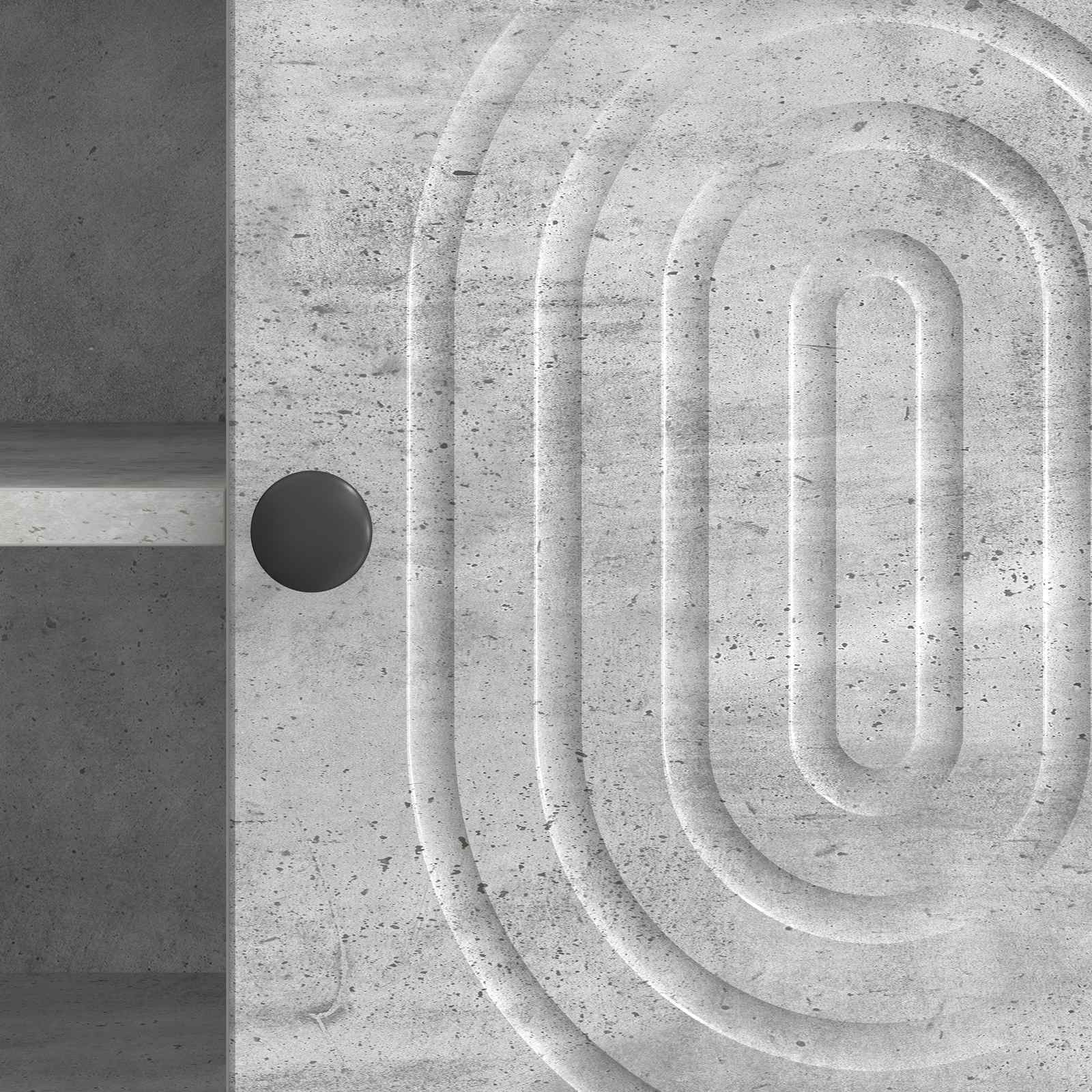 TV-Schränk Betongrau 102 x 34,5 x 50 cm Holzwerkstoff