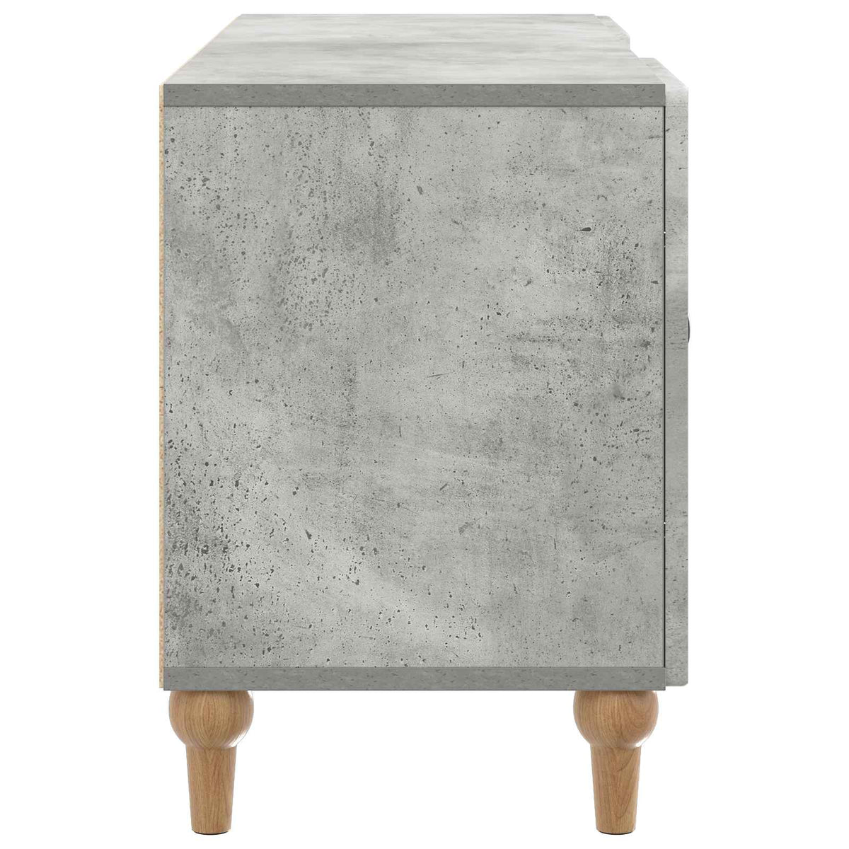 TV-Schränk Betongrau 102 x 34,5 x 50 cm Holzwerkstoff