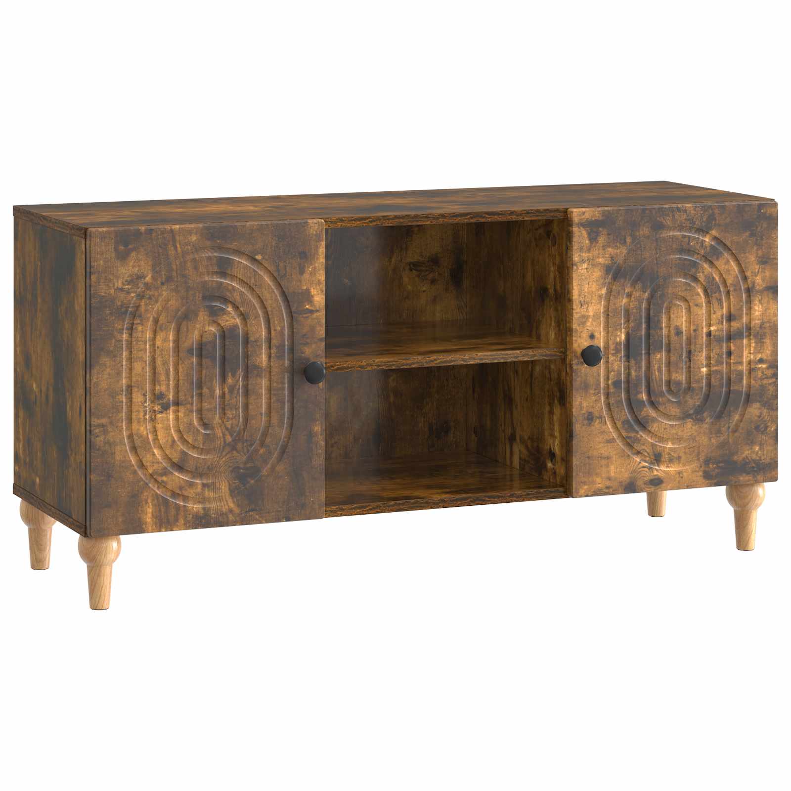 TV-Schränk Geräucherte Eiche 102 x 34,5 x 50 cm Holzwerkstoff