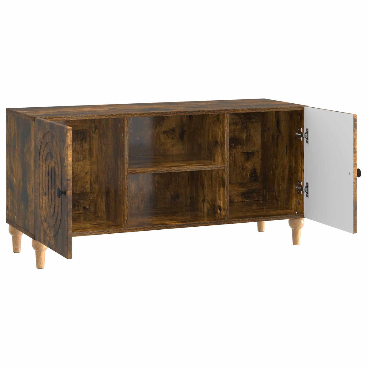 TV-Schränk Geräucherte Eiche 102 x 34,5 x 50 cm Holzwerkstoff