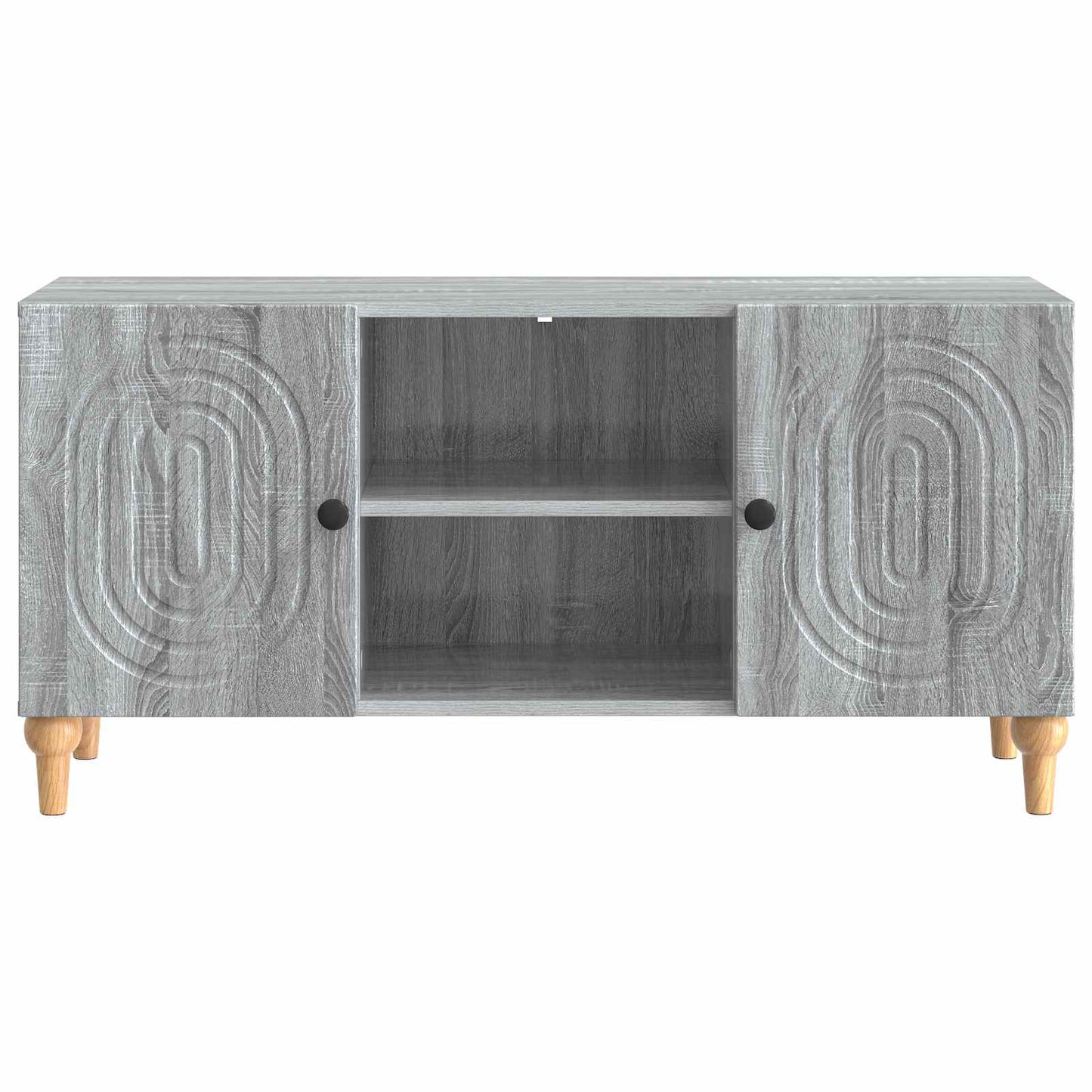 TV-Schränk 102 x 34,5 x 50 cm Graues Sonoma Holzwerkstoff