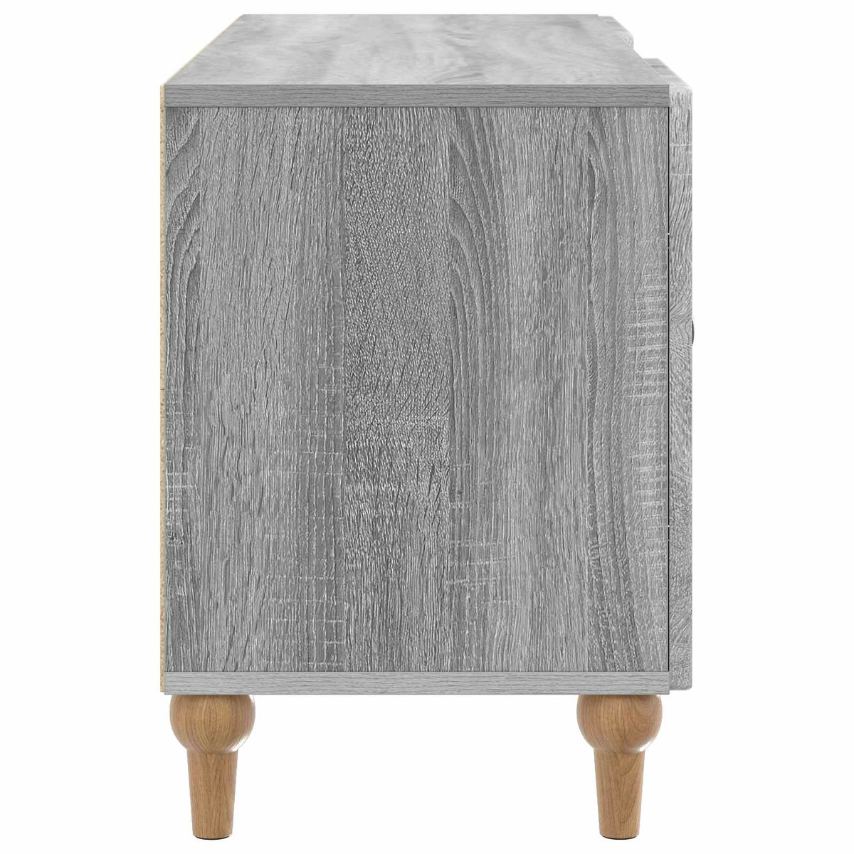 TV-Schränk 102 x 34,5 x 50 cm Graues Sonoma Holzwerkstoff