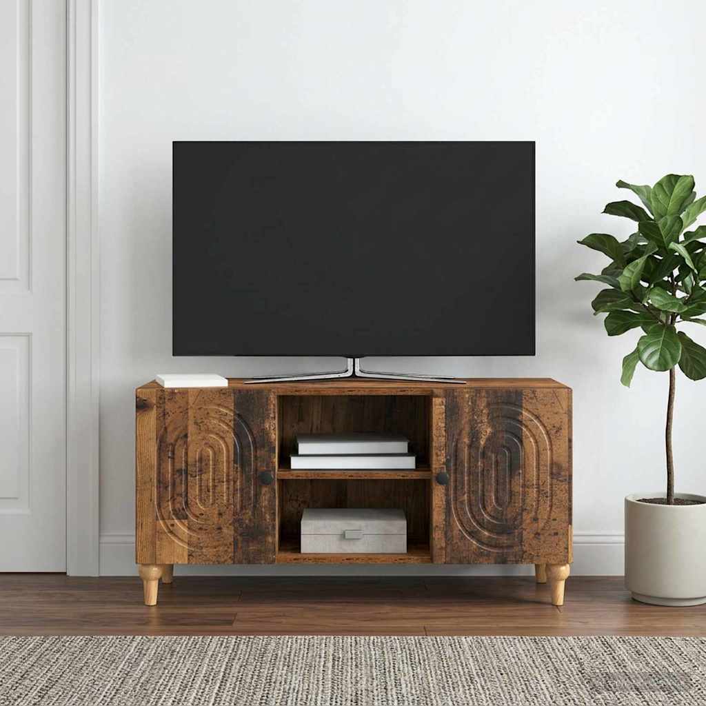 TV-Schränk Altholz 102 x 34,5 x 50 cm Holzwerkstoff