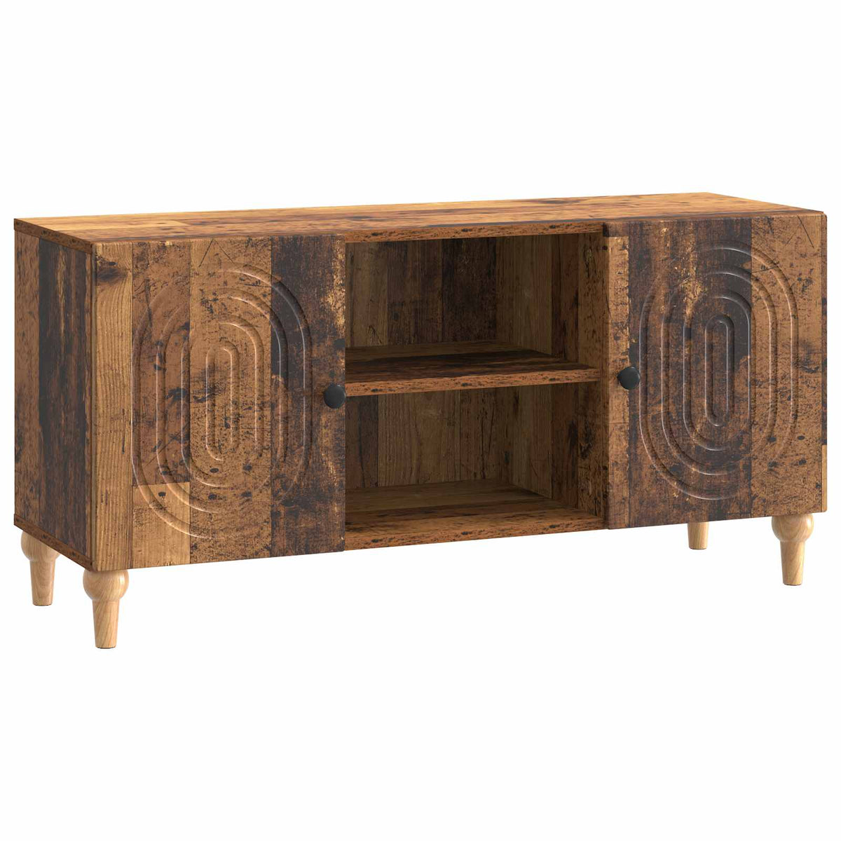 TV-Schränk Altholz 102 x 34,5 x 50 cm Holzwerkstoff