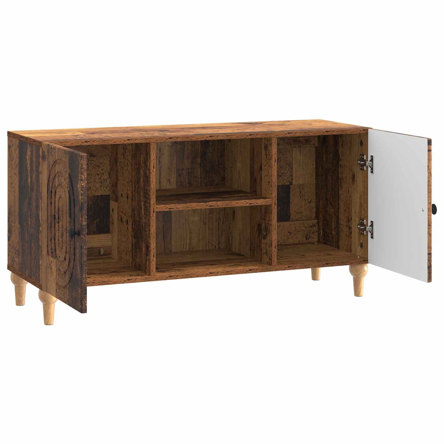 TV-Schränk Altholz 102 x 34,5 x 50 cm Holzwerkstoff