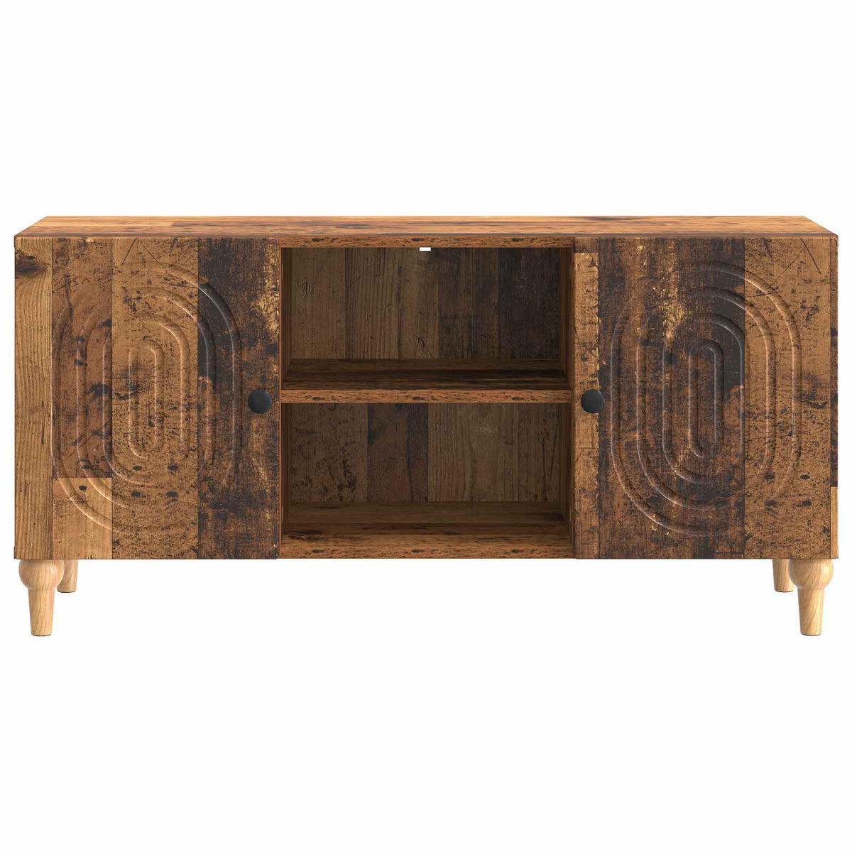 TV-Schränk Altholz 102 x 34,5 x 50 cm Holzwerkstoff