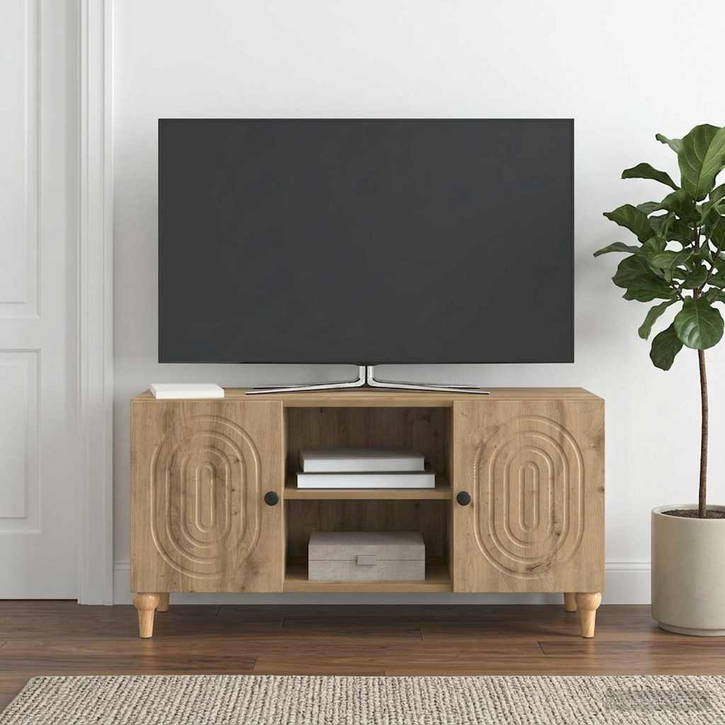 TV-Schränk 102 x 34,5 x 50 cm Artisan-Eiche Holzwerkstoff