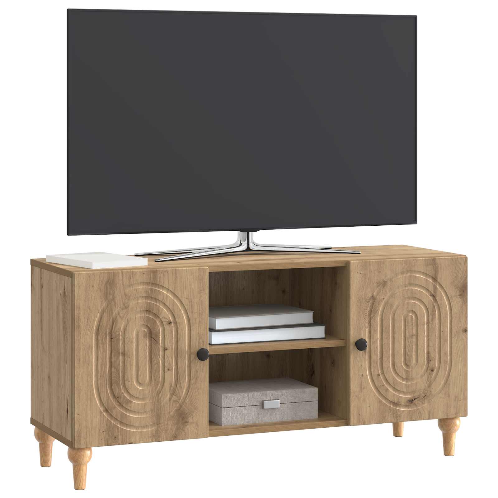 TV-Schränk 102 x 34,5 x 50 cm Artisan-Eiche Holzwerkstoff