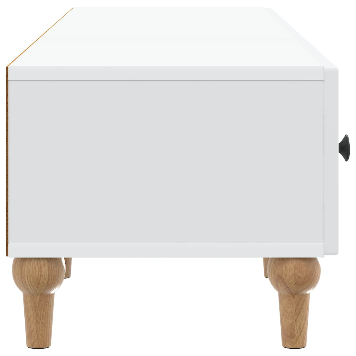 TV-Schränk mit Schubladen Weiß 147 x 34,5 x 30 cm Holzwerkstoff