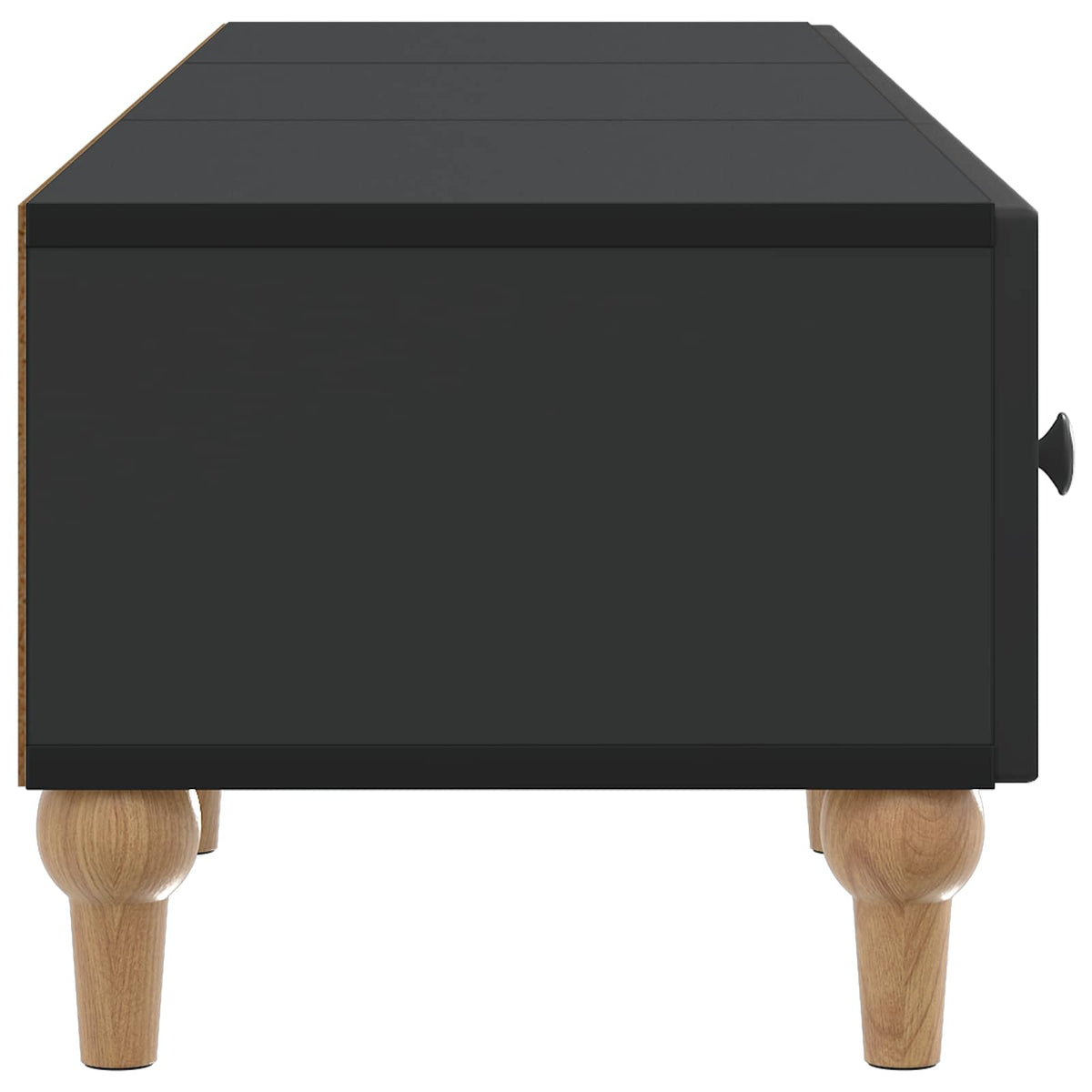 TV-Schränk Schwarz 147 x 34,5 x 30 cm Holzwerkstoff