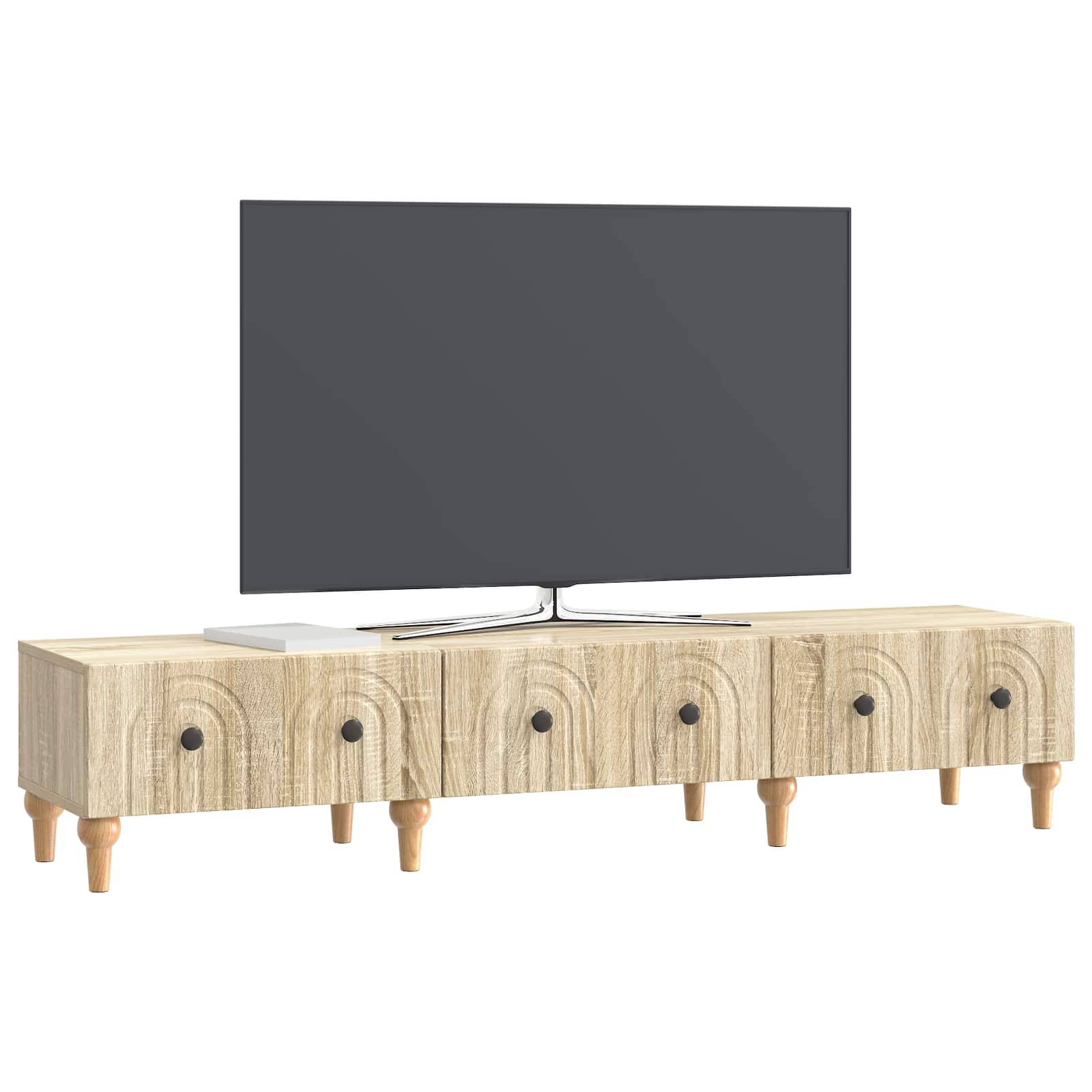 TV-Schränk Sonoma-Eiche 147 x 34,5 x 30 cm Holzwerkstoff