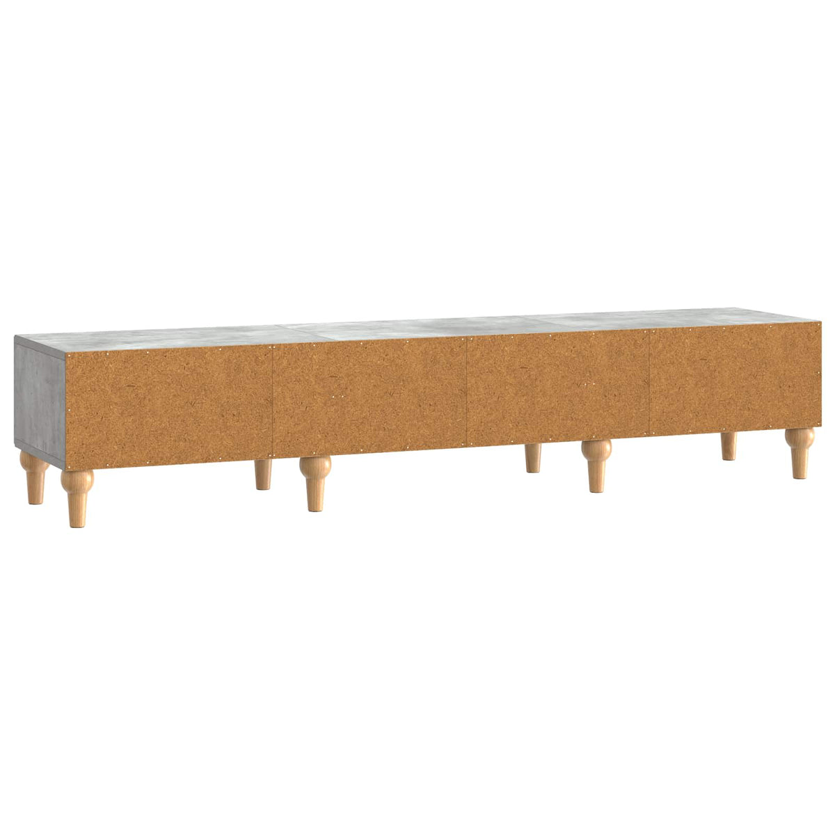 TV-Schränk Betongrau 147 x 34,5 x 30 cm Holzwerkstoff