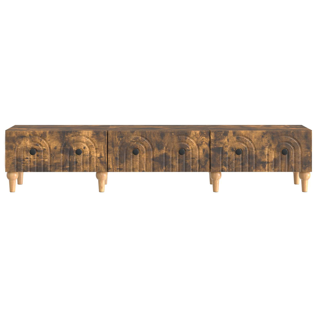 TV-Schränk Geräucherte Eiche 147 x 34,5 x 30 cm Holzwerkstoff