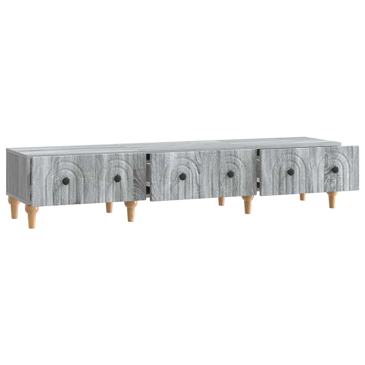 TV-Schränk Graues Sonoma 147 x 34,5 x 30 cm Holzwerkstoff