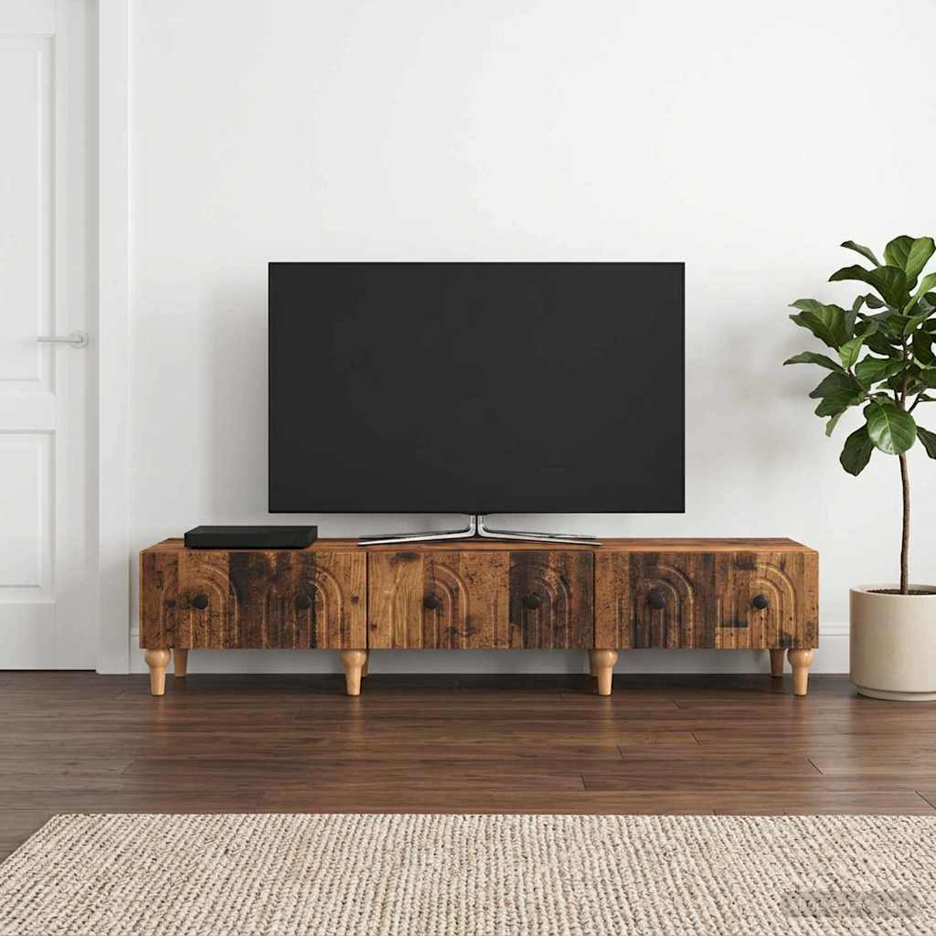 TV-Schränk Altholz 147 x 34,5 x 30 cm Holzwerkstoff