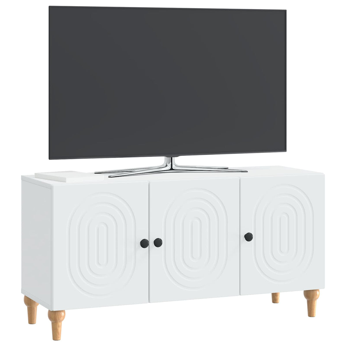 TV-Schränk Weiß 99 x 34,5 x 50 cm Holzwerkstoff