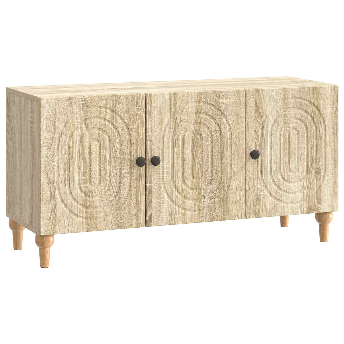 TV-Schränk 99 x 34,5 x 50 cm Sonoma-Eiche Holzwerkstoff