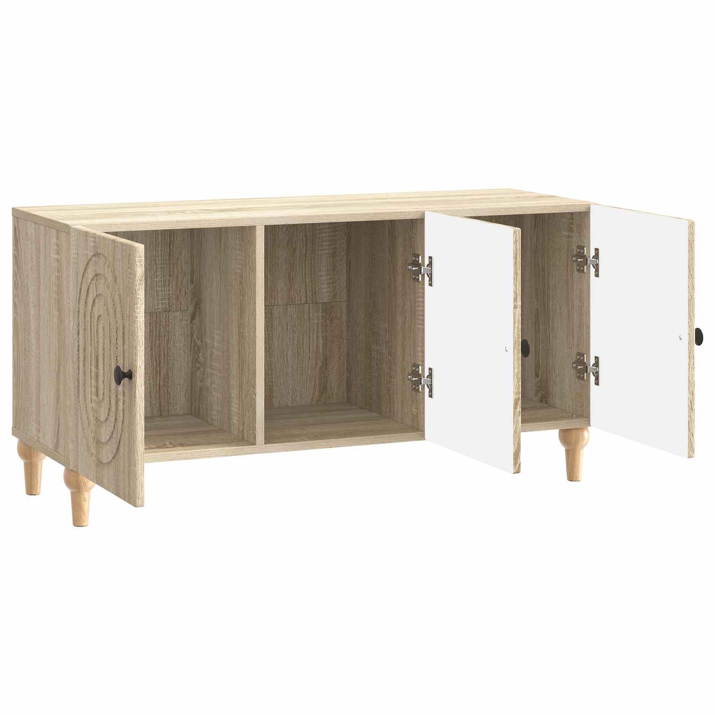 TV-Schränk 99 x 34,5 x 50 cm Sonoma-Eiche Holzwerkstoff