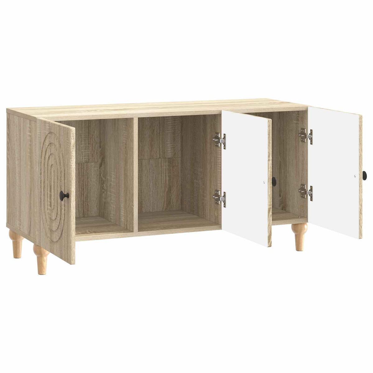 TV-Schränk 99 x 34,5 x 50 cm Sonoma-Eiche Holzwerkstoff