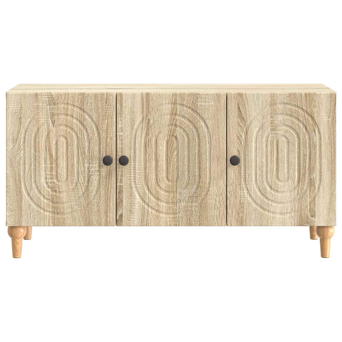 TV-Schränk 99 x 34,5 x 50 cm Sonoma-Eiche Holzwerkstoff