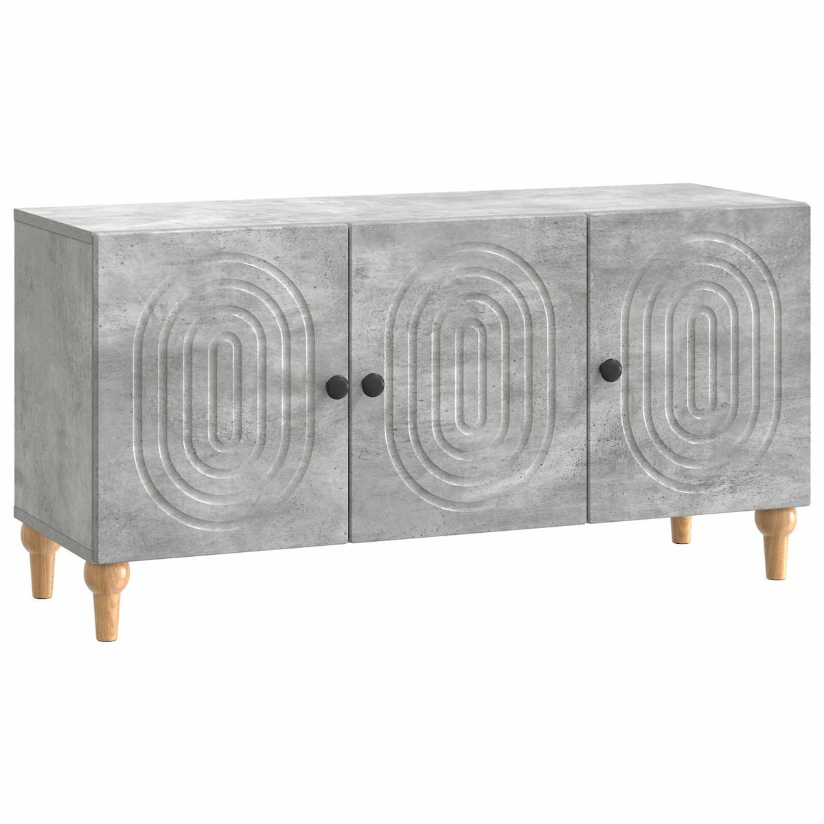 TV-Schränk 99 x 34,5 x 50 cm Betongrau Holzwerkstoff