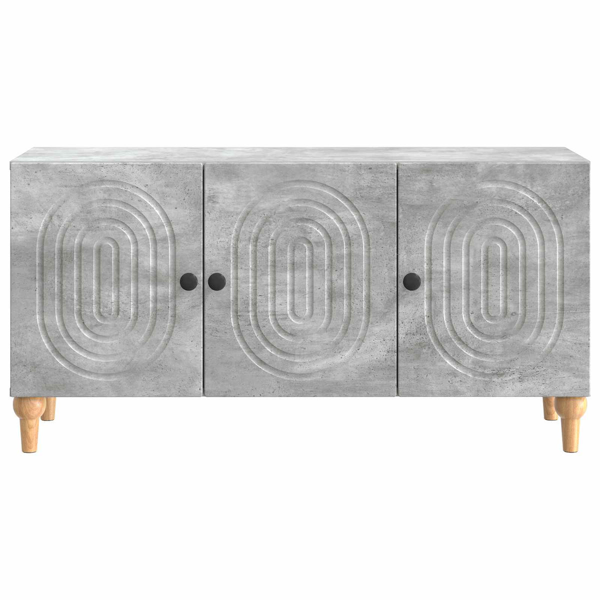 TV-Schränk 99 x 34,5 x 50 cm Betongrau Holzwerkstoff