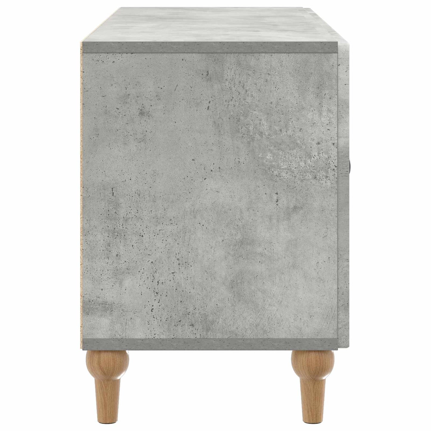 TV-Schränk 99 x 34,5 x 50 cm Betongrau Holzwerkstoff